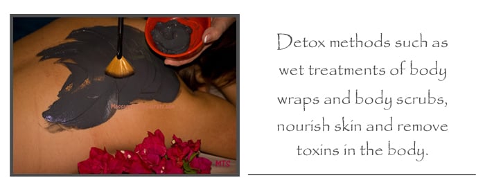 Detox methods such as wet treatments remove toxins in the body