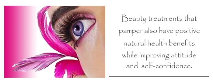 pamper treatments as beauty treatments